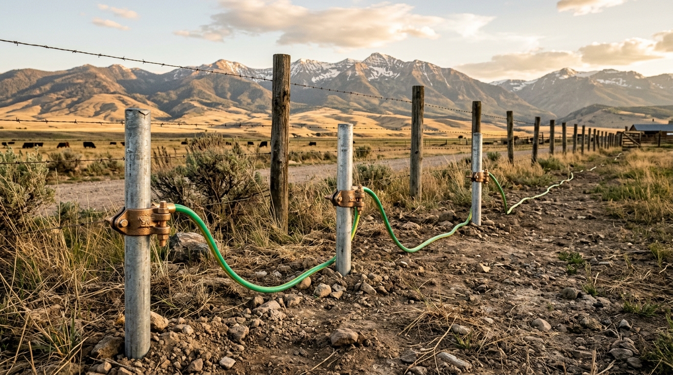 How to Ground an Electric Fence Properly in Dry or Rocky Soil (The 3-Rod Rule)