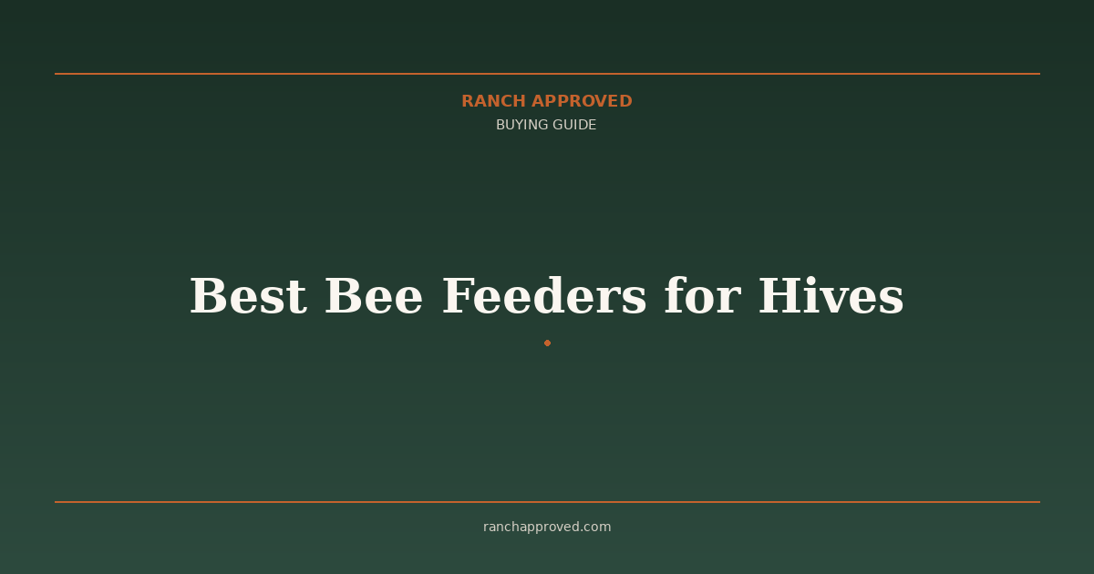 Best Bee Feeders for Hives in 2026