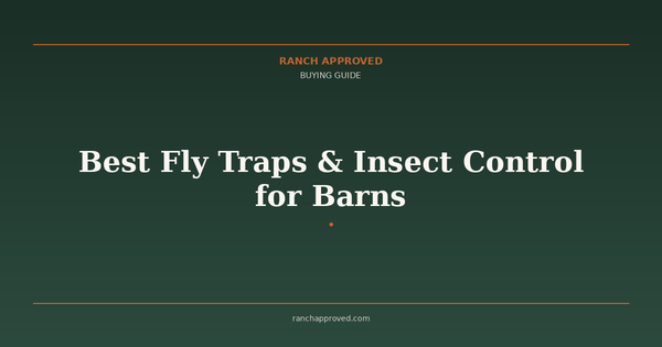Best Fly Traps & Insect Control for Barns in 2026